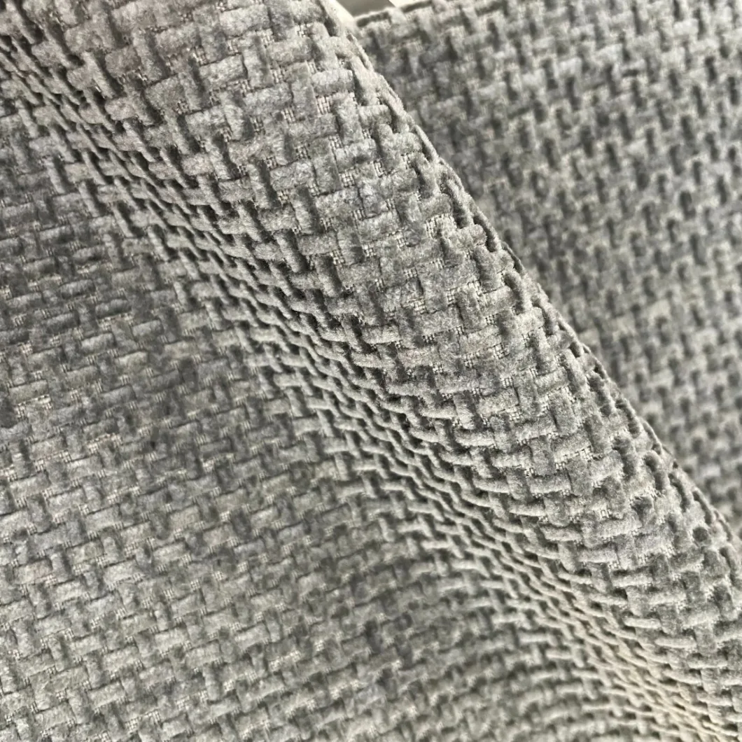 Polyester Chenille Woven Ready Stock Sofa Fabric Upholstery Cloth Decorative Material (JX269.)